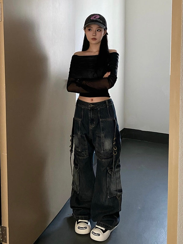 -DND4DES- Deconstructed pocket pants
