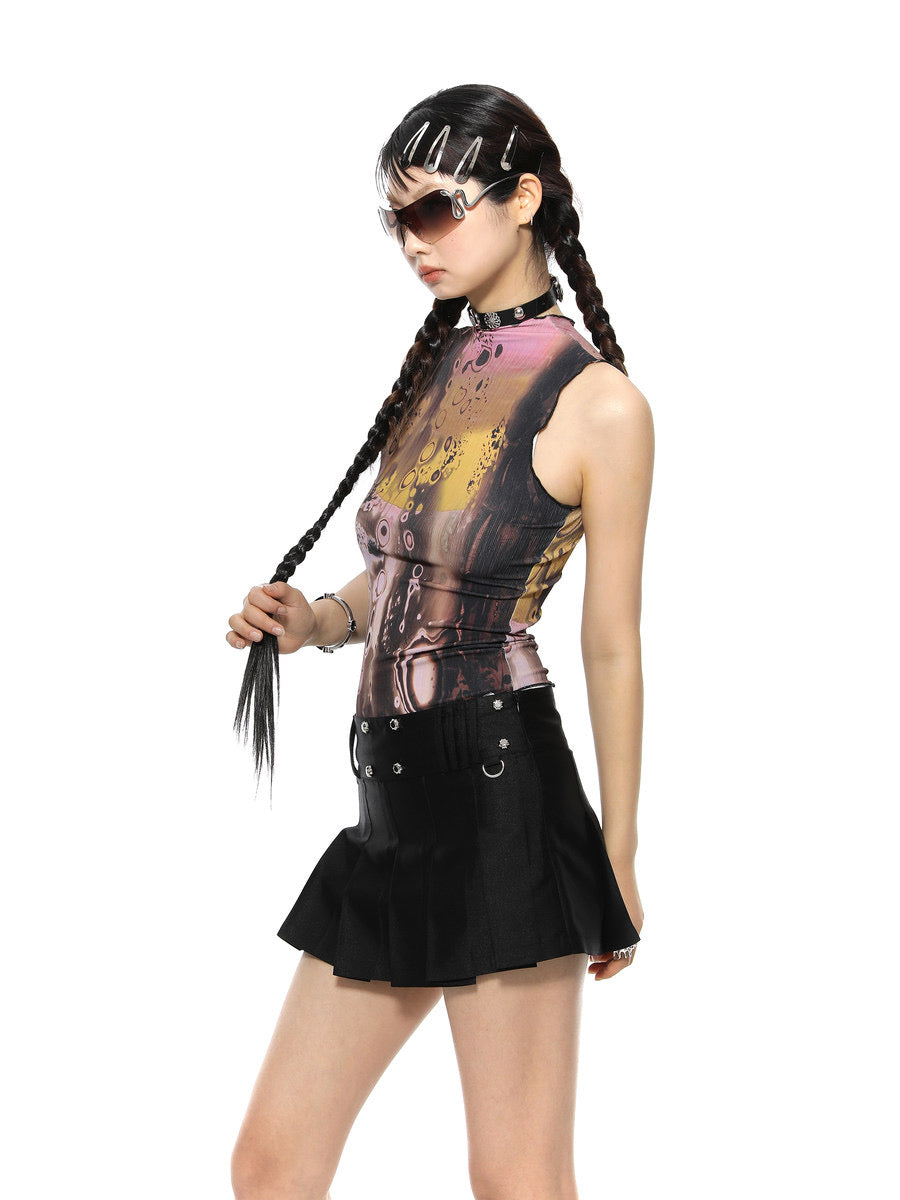 -YOSHUYUKI- Design tight top