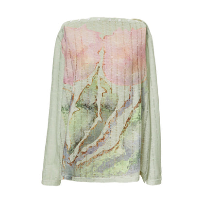 -YOSHUYUKI- Flower design top